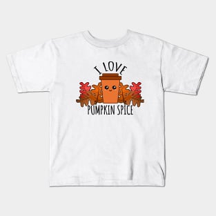 I Love Pumpkin Spice Kids T-Shirt